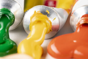 orange-yellow-green-paint-tubes
