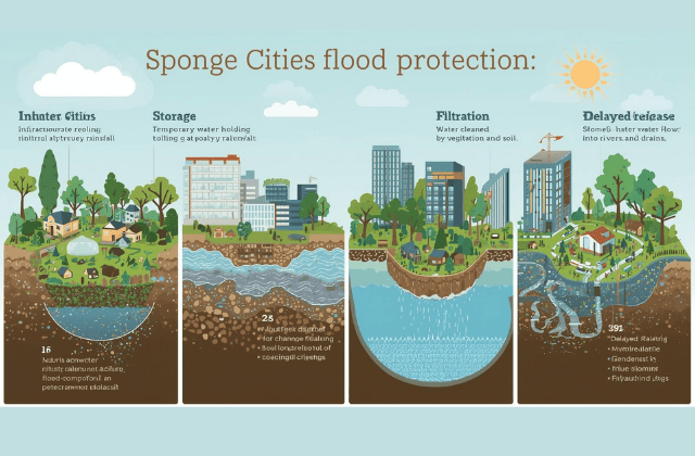 Sponge Cities Redesign Flood Protection