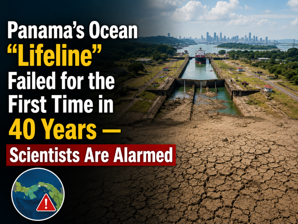 Panama's Ocean "Lifeline" Failed for the First Time in 40 Years